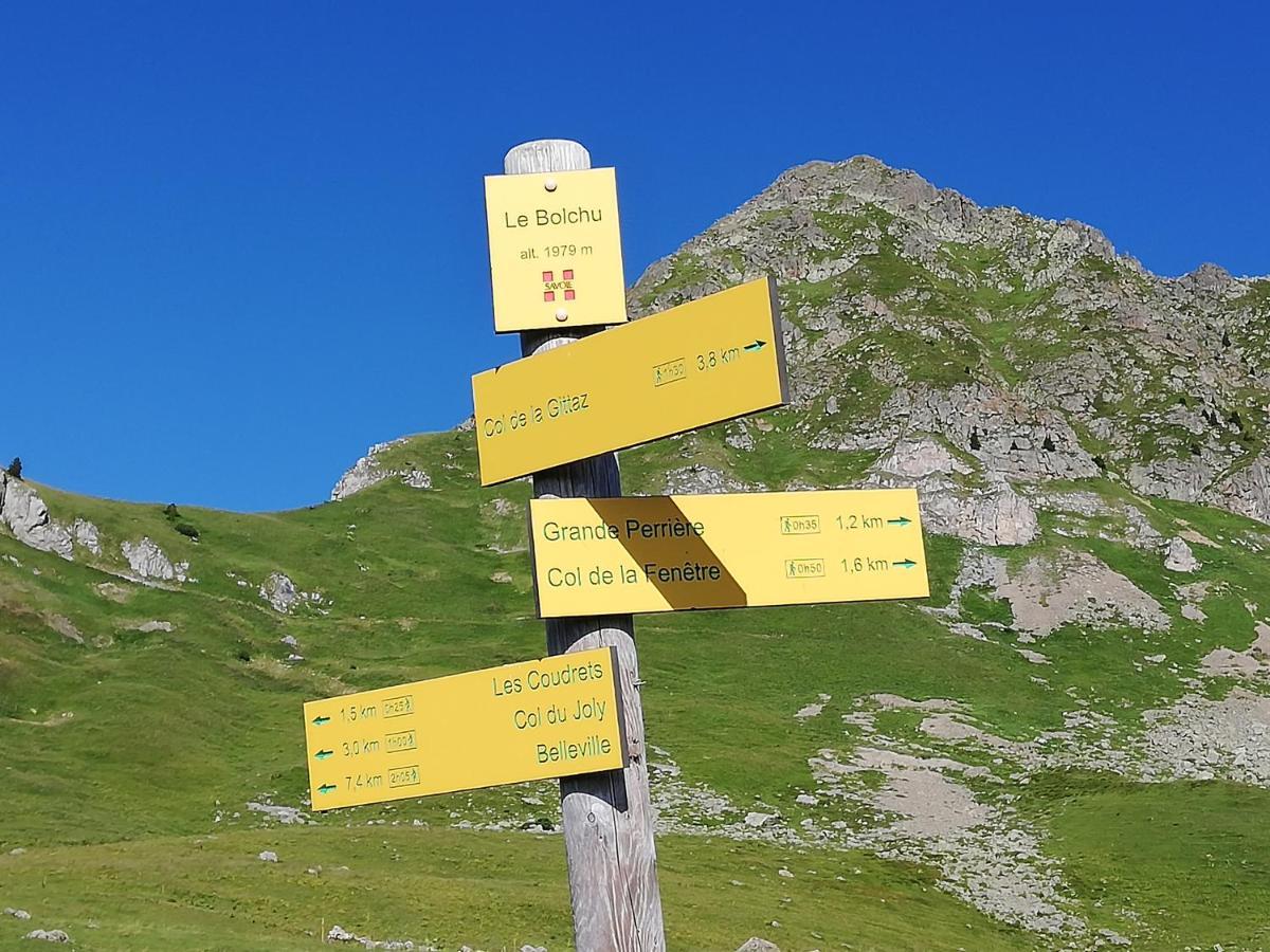 Chambres Et Tables D'Hotes Le Choton A Nono - Col Du Joly Beaufortain Hauteluce Eksteriør billede